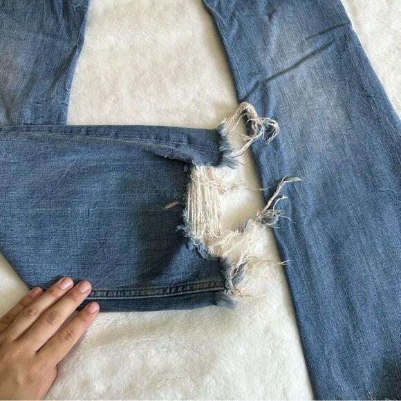 Zara Light Wash High Rise Flare Jeans Women's Size 4 - Picture 13 of 15